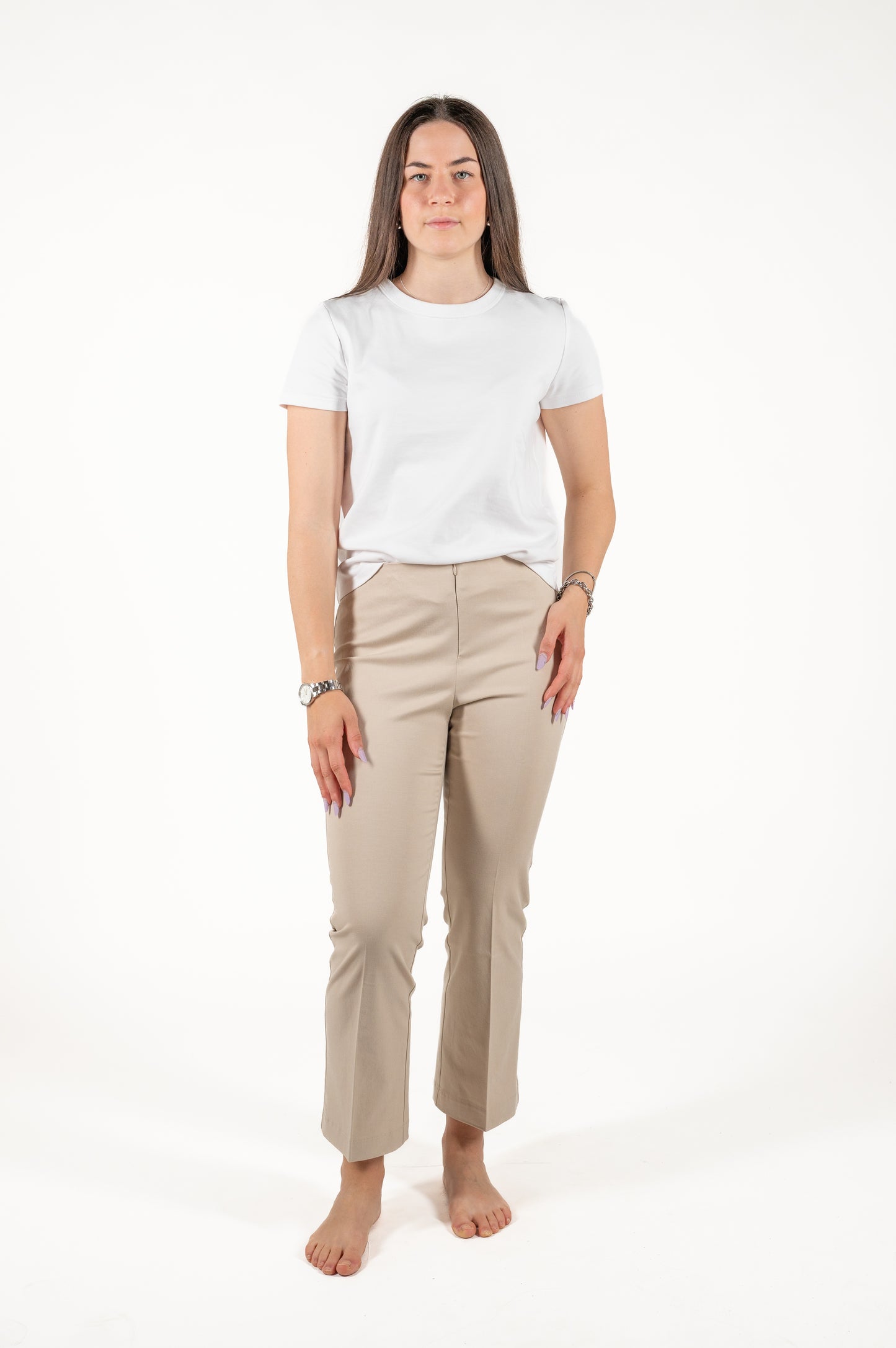 pantalone zampetta cotone