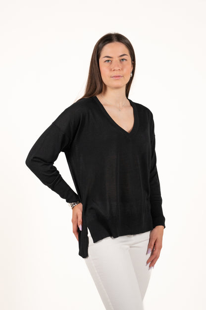 Maglia a manica lunga lana