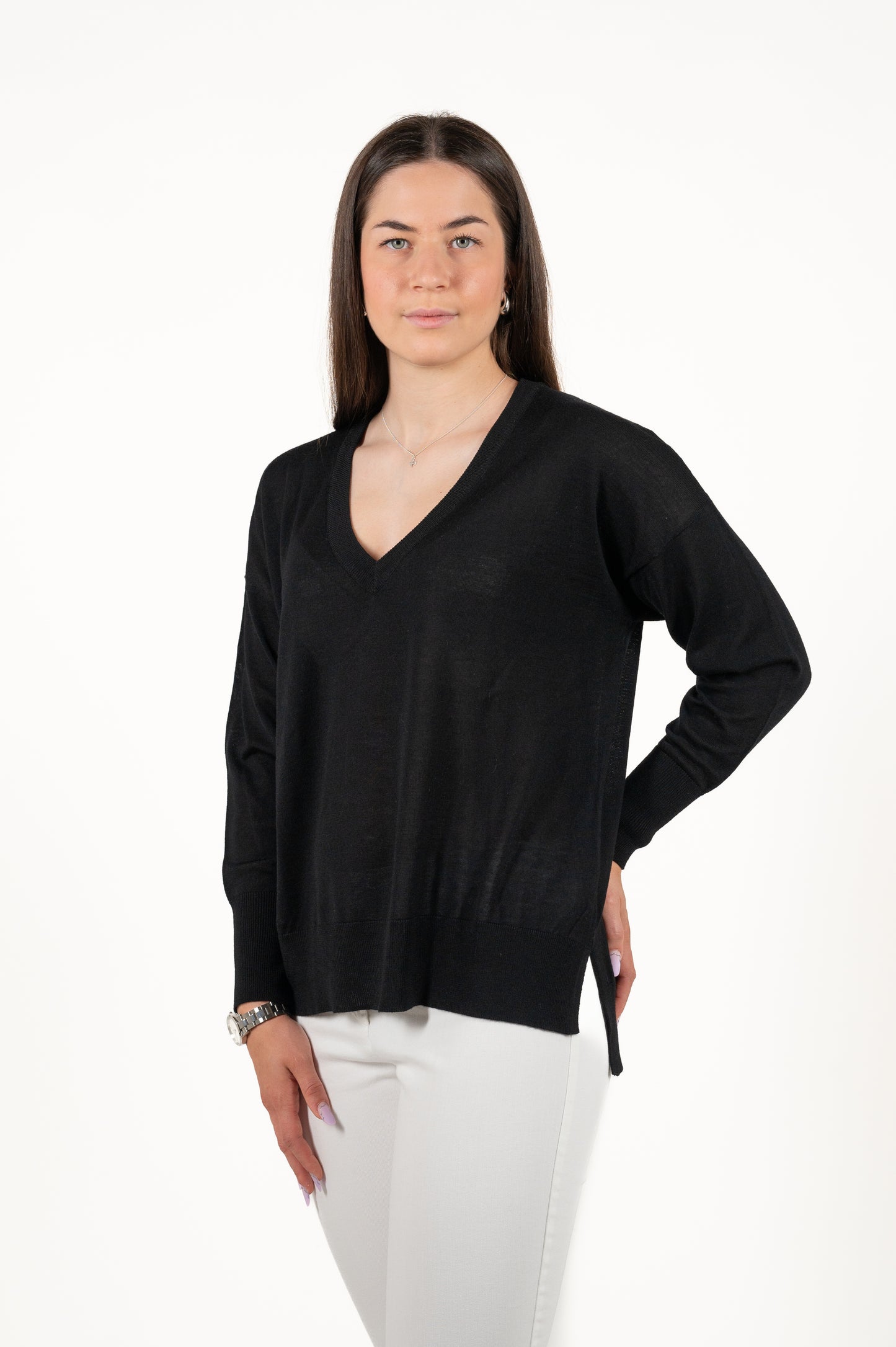 Maglia a manica lunga lana