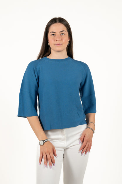 maglia manica 3/4 cotone