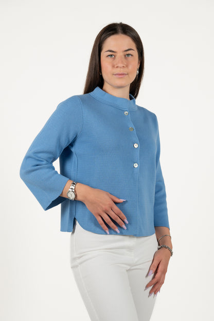 cardigan con bottoni cotone