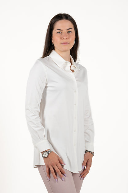 camicia manica lunga viscosa