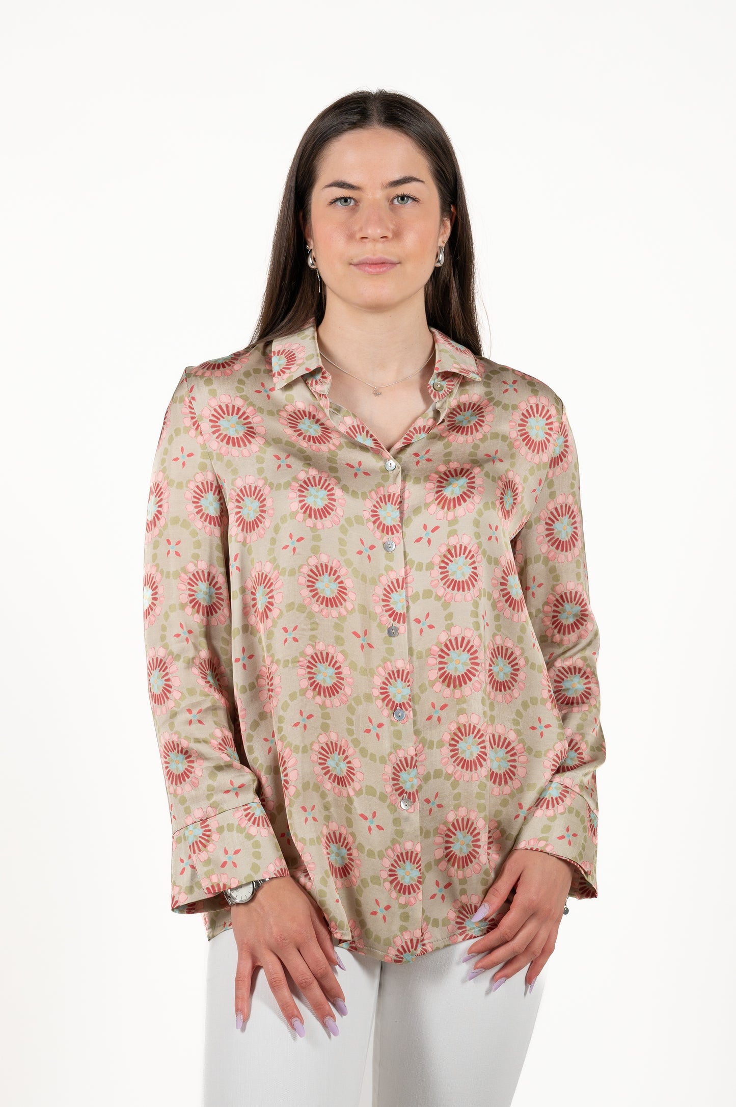 camicia fantasia viscosa