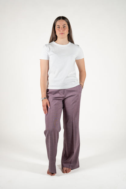 pantalone ampio effetto garza viscosa