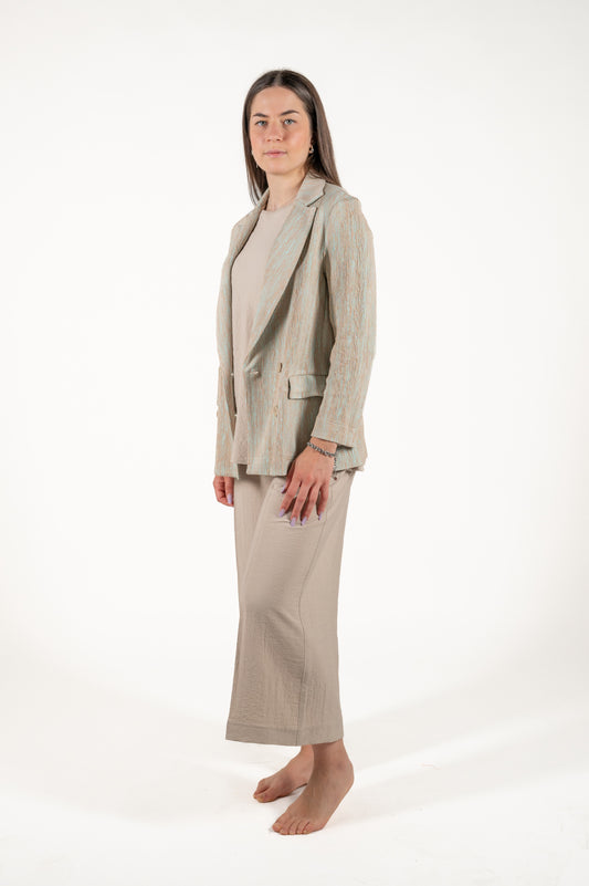 giacca doppio petto viscosa