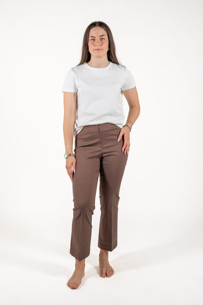pantalone zampetta cotone