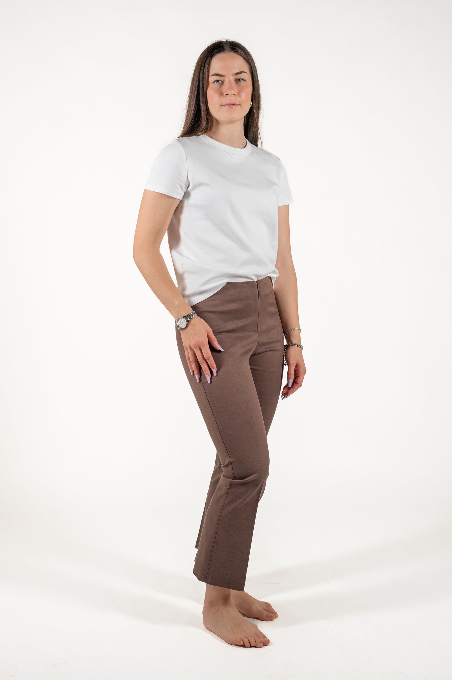 pantalone zampetta cotone