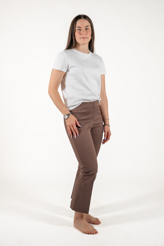 pantalone zampetta cotone