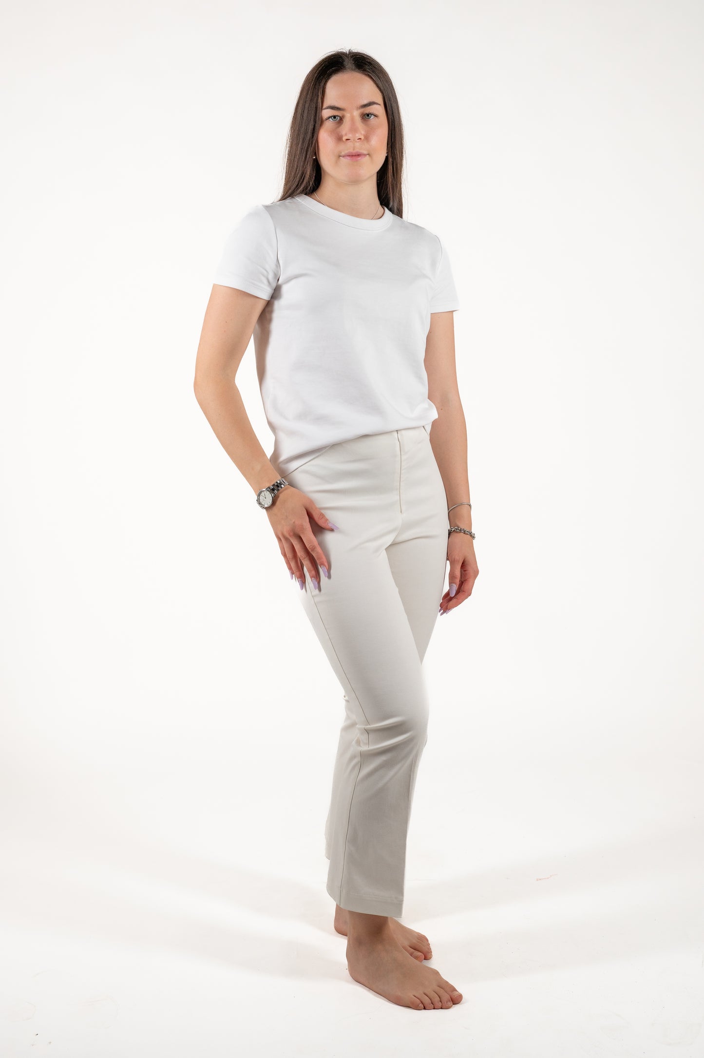pantalone zampetta cotone