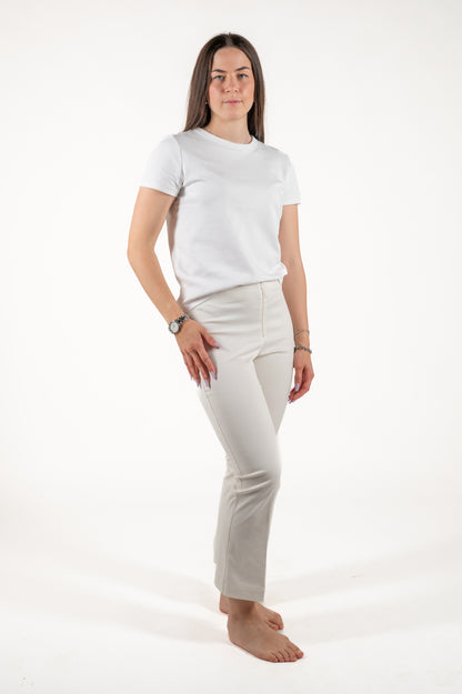 pantalone zampetta cotone