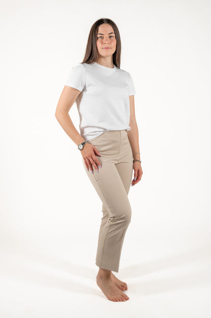 pantalone zampetta cotone